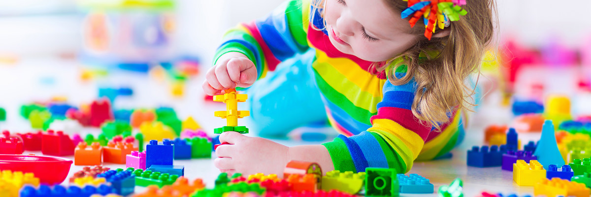 A child playing at Apple Valley